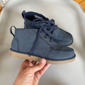 Chukka Navy Synthetic Suede size 2.5y